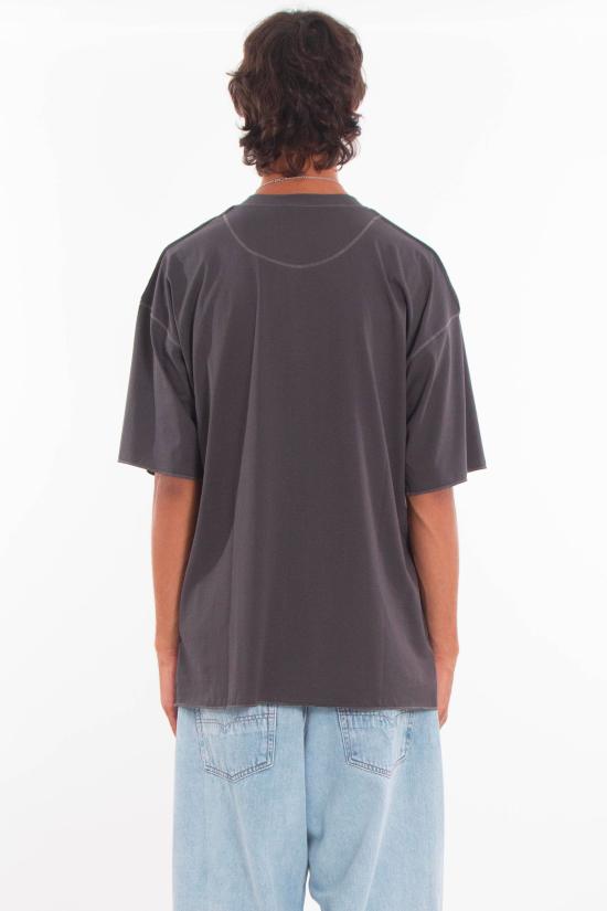 25FW 디젤 반팔 티셔츠 A19463 0NIAX 93R Grey - DIESEL