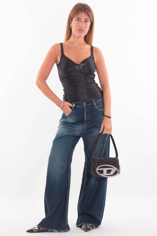 25FW 디젤 민소매 티셔츠 A18429 0PKAT 9XX Black - DIESEL