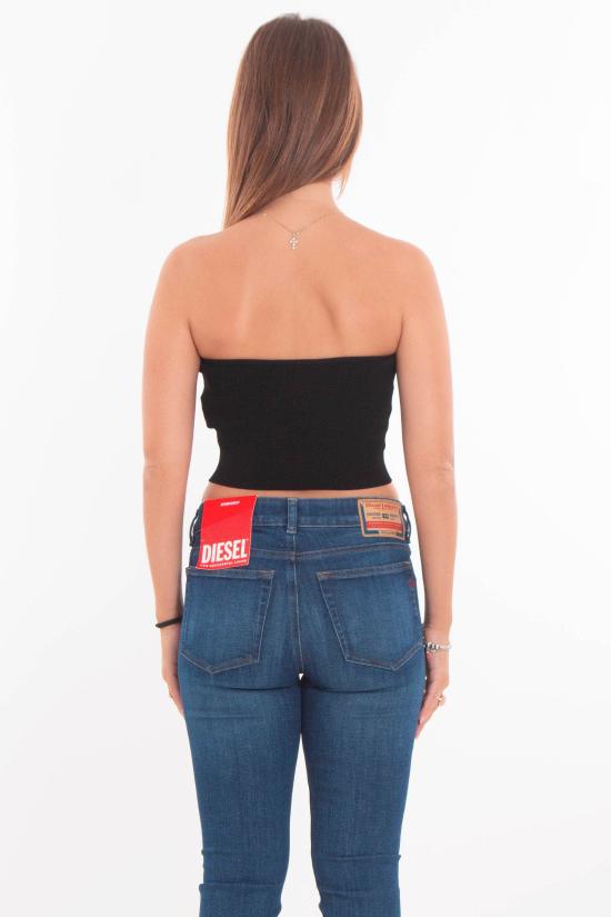 25FW 디젤 민소매 티셔츠 A13019 0DLAX FW25 9XX Black - DIESEL