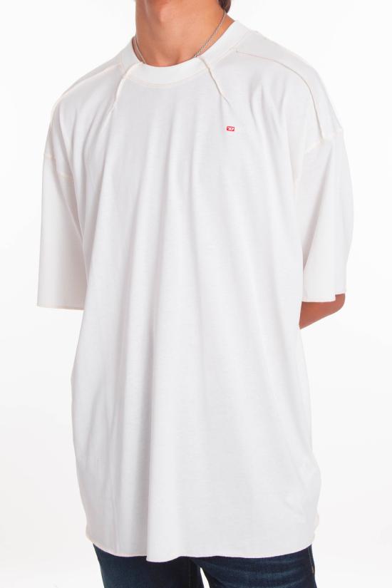 25FW 디젤 반팔 티셔츠 A19463 0NIAX 141 White - DIESEL