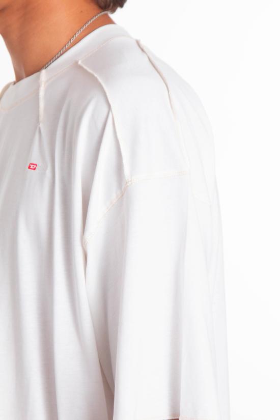 25FW 디젤 반팔 티셔츠 A19463 0NIAX 141 White - DIESEL