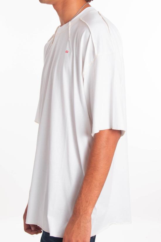 25FW 디젤 반팔 티셔츠 A19463 0NIAX 141 White - DIESEL