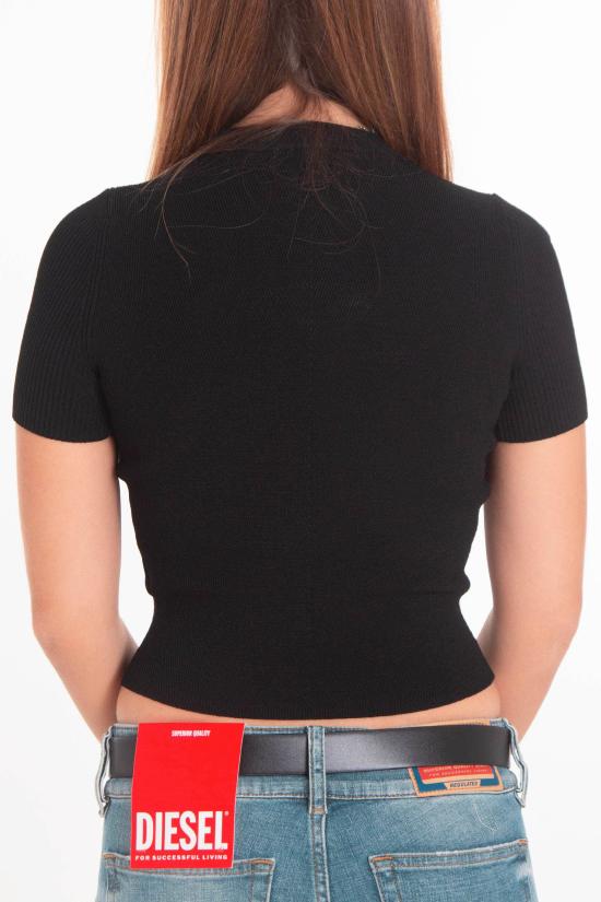 25FW 디젤 반팔 티셔츠 A19674 0DLAX 9XX Black - DIESEL