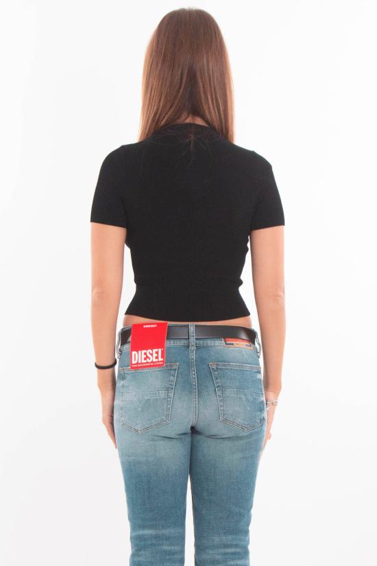 25FW 디젤 반팔 티셔츠 A19674 0DLAX 9XX Black - DIESEL