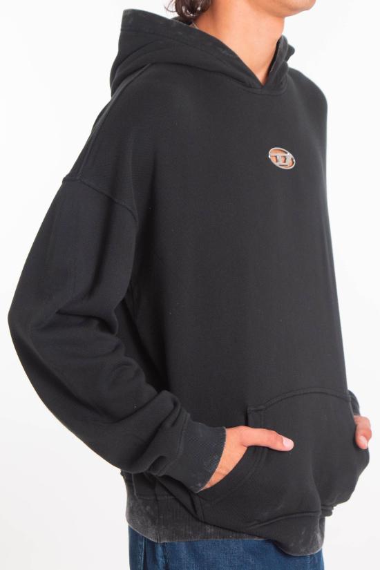 25FW 디젤 긴팔 티셔츠 A19416 0IPAC 900 Black - DIESEL