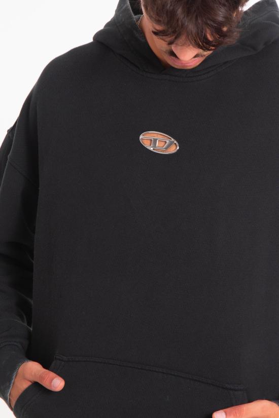 25FW 디젤 긴팔 티셔츠 A19416 0IPAC 900 Black - DIESEL