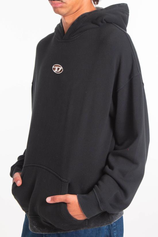 25FW 디젤 긴팔 티셔츠 A19416 0IPAC 900 Black - DIESEL