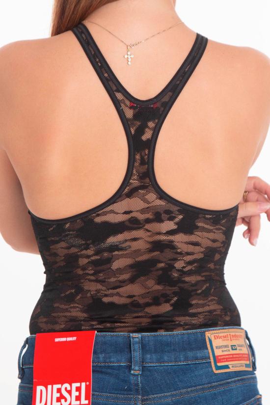 25FW 디젤 민소매 티셔츠 A19203 0DRAK 900 Black - DIESEL