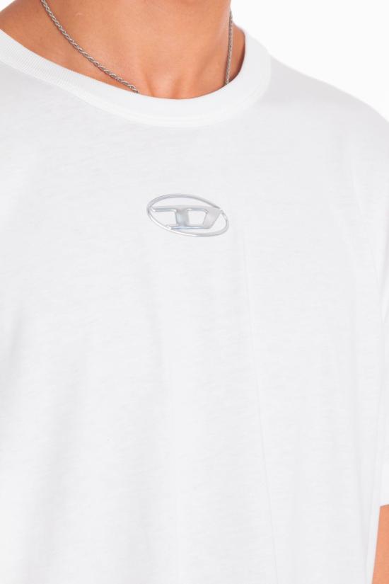 25FW 디젤 반팔 티셔츠 A17880 0CLBR 100 White - DIESEL