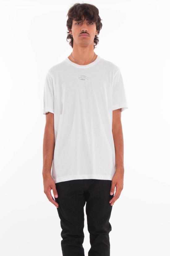 25FW 디젤 반팔 티셔츠 A17880 0CLBR 100 White