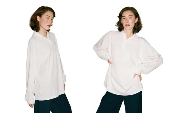  질 로드리게즈 셔츠 길 로드리게스 로렌 칼라 셔츠 화이트 - GIL RODRIGUEZ