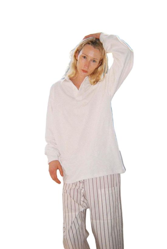  질 로드리게즈 셔츠 길 로드리게스 로렌 칼라 셔츠 화이트 - GIL RODRIGUEZ