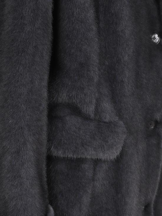 25FW 에르노 얼터너티브 멜란지 밍크 퍼 코트 GC000545D 12739 9480 ANTRACITE GREY - HERNO