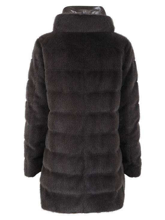 25FW 에르노 레이디 얼터너티브 퍼 & 울트라라이트 나일론 베스트 PI002123D 12630 9480 ANTRACITE GREY