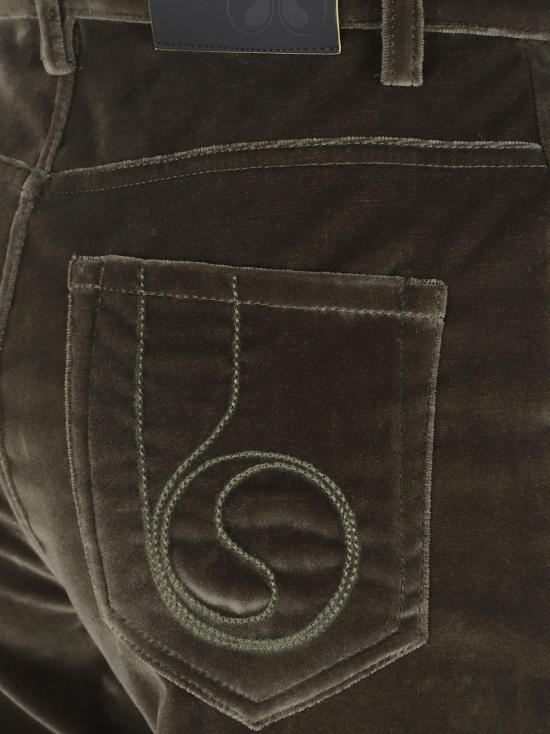 25FW 라 더블제이 스트레이트 팬츠 TRO0140 VEL011SOLID GR14 SOLID GREEN - LA DOUBLEJ