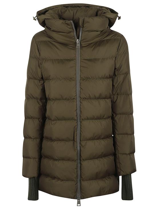 25FW 에르노 나일론 샤모니 A-셰이프 PI0660D 12004Z 7740 VERDE MILITARE GREEN - HERNO