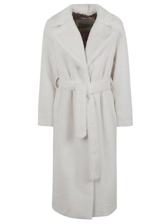 25FW 에르노 소프트 얼터너티브 퍼 코트 CA000586D 12422 1000 BIANCO WHITE - HERNO