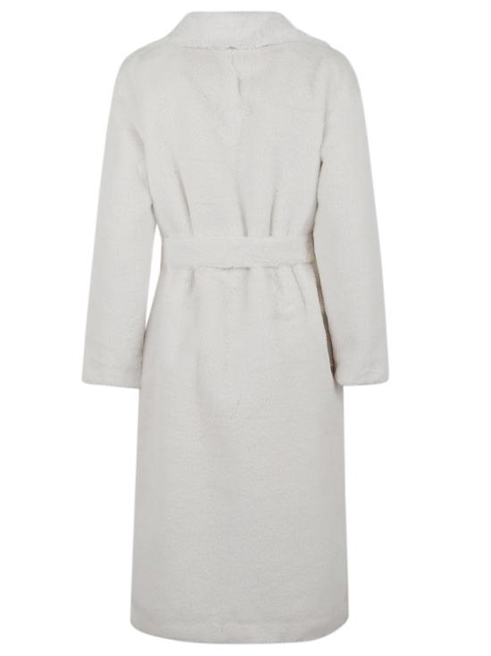 25FW 에르노 소프트 얼터너티브 퍼 코트 CA000586D 12422 1000 BIANCO WHITE