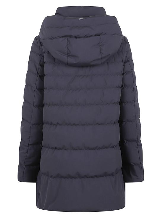 25FW 에르노 2 레이어 후드 다운 패딩 PI002091D 12840 9201 BLU NAVY BLUE