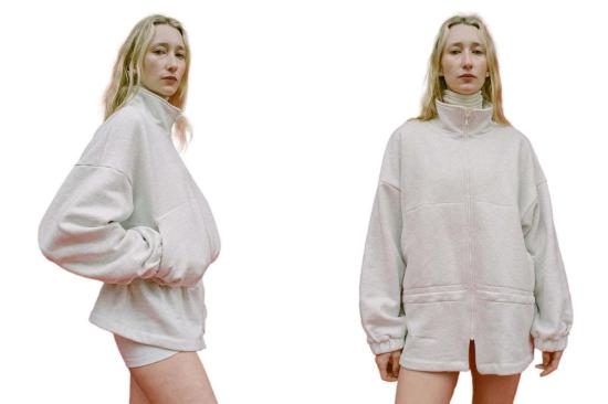  질 로드리게즈 자켓 길 로드리게스 플리스 시티 재킷 애쉬 그레이 - GIL RODRIGUEZ