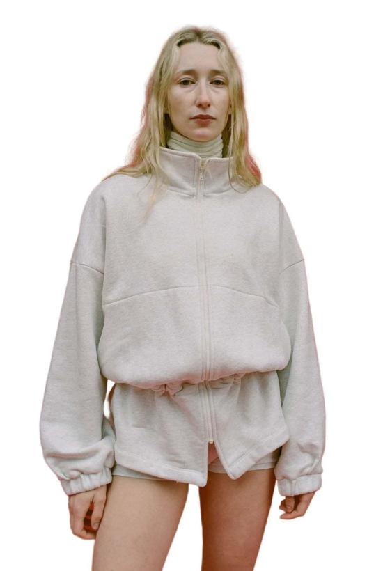  질 로드리게즈 자켓 길 로드리게스 플리스 시티 재킷 애쉬 그레이