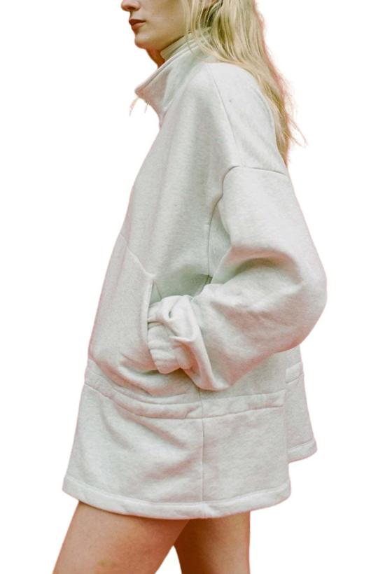  질 로드리게즈 자켓 길 로드리게스 플리스 시티 재킷 애쉬 그레이 - GIL RODRIGUEZ