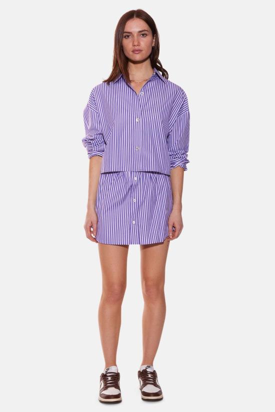  더 타일 클럽 숏 스커트 타일 클럽 제마 팝린 미니 스커트 - THE TILE CLUB