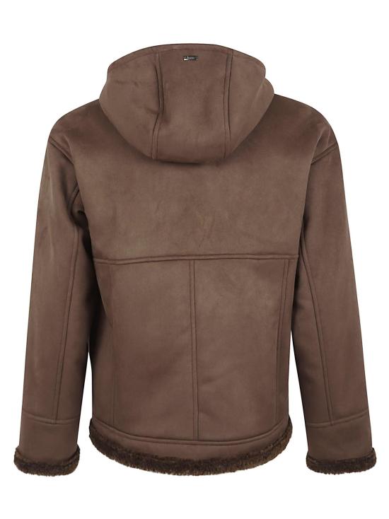 25FW 에르노 후드 집업 무톤 GI000529U 12754 8010 MARRONE BROWN - HERNO