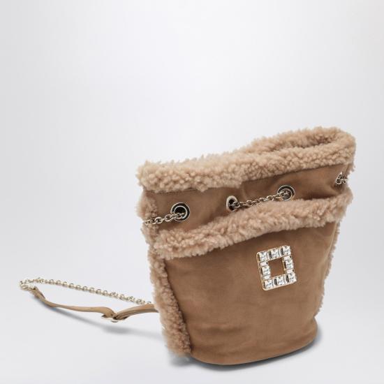25FW 로저비비에 백팩 RBWANMG2100UPV Beige - ROGER VIVIER