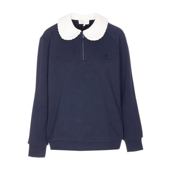 25FW 슈슈/통 긴팔 티셔츠 MWDETO08KTT778NA100 NAVY BLUE DOM