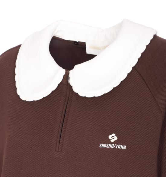 25FW 슈슈/통 긴팔 티셔츠 MWDETO08JMB107BN100 BROWN DOM - SHUSHU/TONG