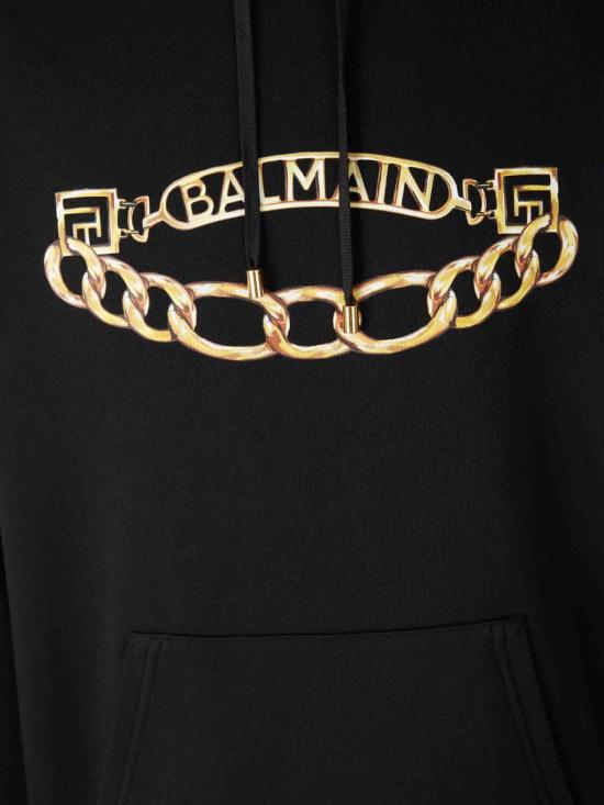 25FW 발망 스웨터 FH1JT047GE97 EADNOIR OR Black - BALMAIN