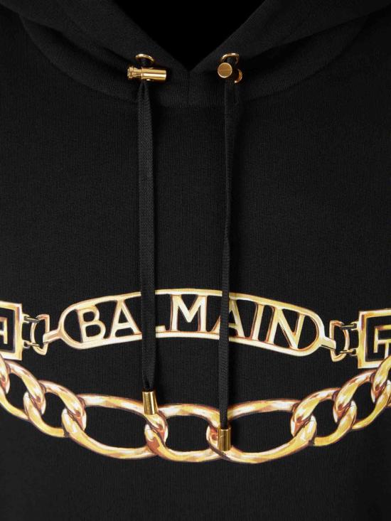 25FW 발망 스웨터 FH1JT047GE97 EADNOIR OR Black - BALMAIN