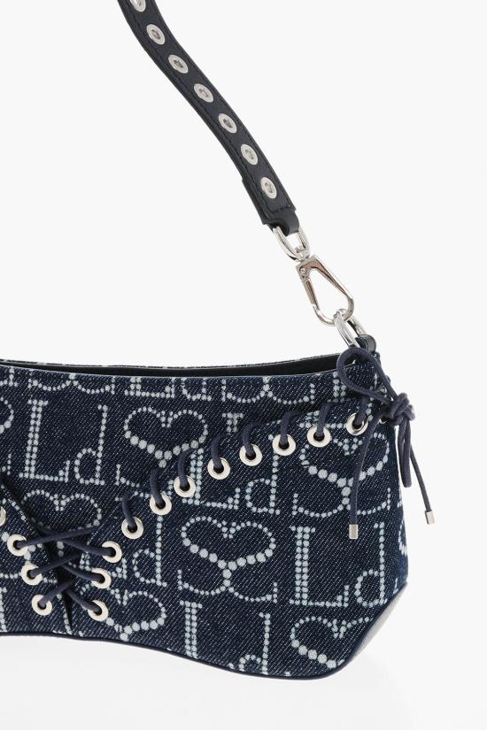  루도빅 드 생 세르넹 숄더백 AW23BG001UDEN002 INDIGO MONOGRAM Blue - LUDOVIC DE SAINT SERNIN