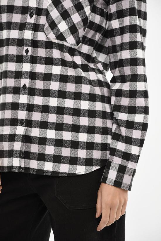  울리치 블라우스 CFWWSI0134FRUT3104 1995 Grigio Bianco e Nero - WOOLRICH