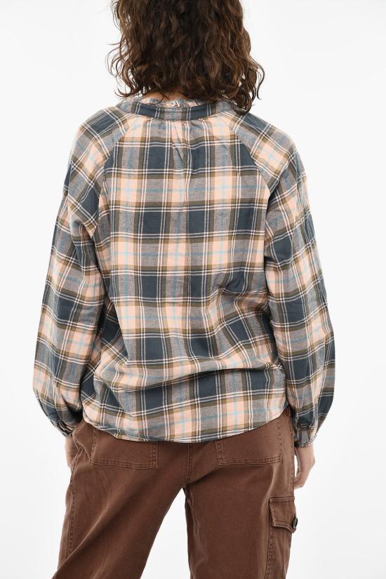  울리치 블라우스 CFWWSI0159FRUT3180 4374 Brown - WOOLRICH