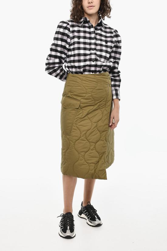  울리치 롱 스커트 CFWWSK0044FRUT3069 6439 Green - WOOLRICH