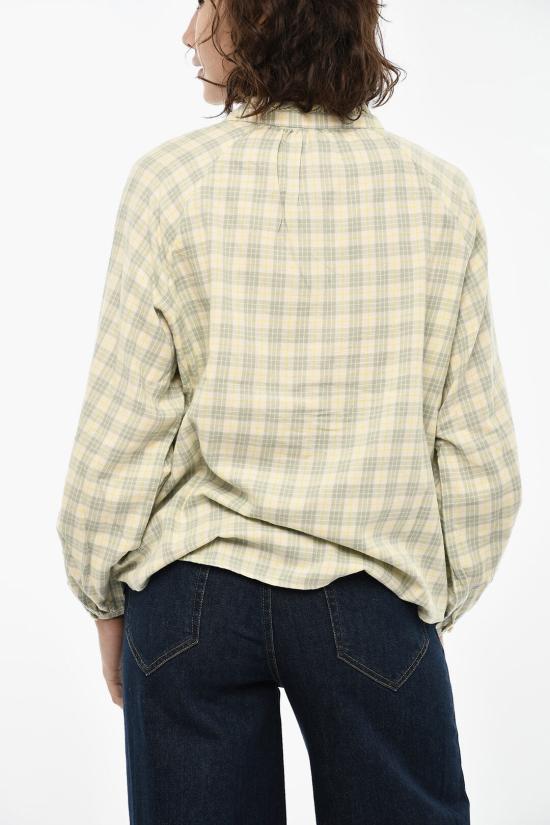  울리치 블라우스 CFWWSI0159FRUT3180 6572 Green - WOOLRICH