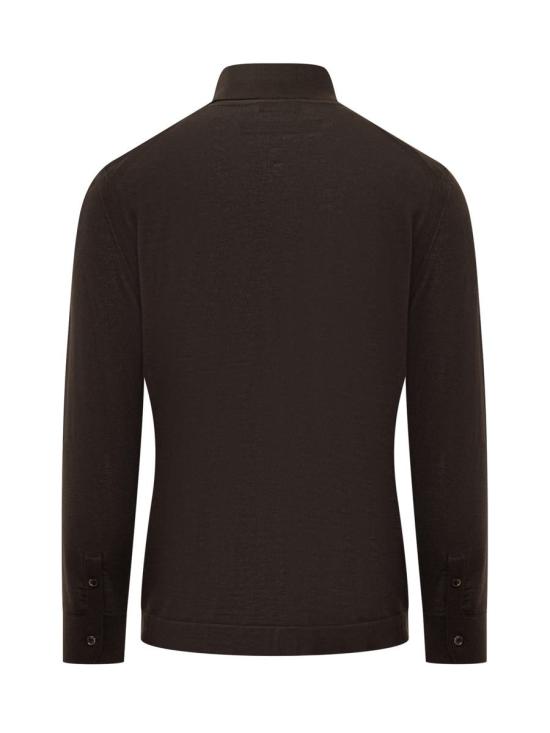 25FW 에르메네질도제냐 스웨터 UGJ90A2145 M99 BROWN - ERMENEGILDO ZEGNA