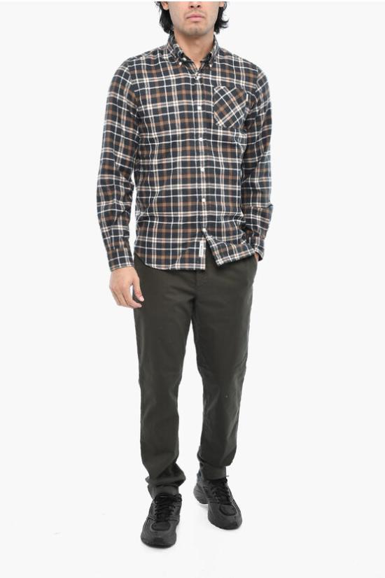  울리치 긴팔 셔츠 CFWOSI0094MRUT3120 7299 Marrone Verde - WOOLRICH