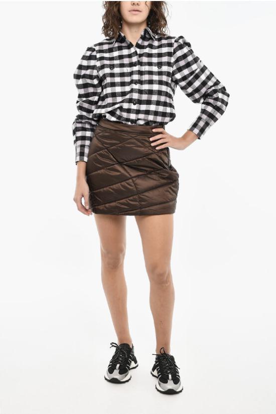  울리치 숏 스커트 CFWWSK0053FRUT3148 700 Brown - WOOLRICH