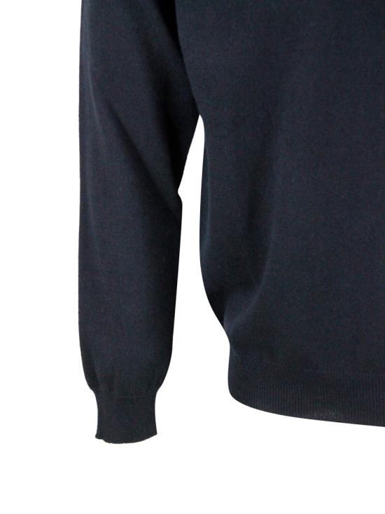 25FW 말로 집업 니트 UXC207F1K02E516C Black - MALO