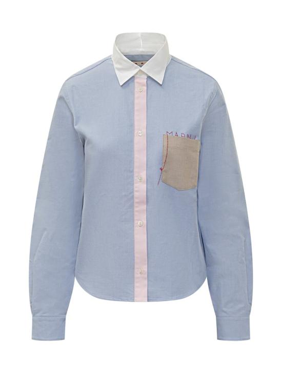 25FW 마르니 셔츠 CAMA0661SQUTC437 00B51 BLUE