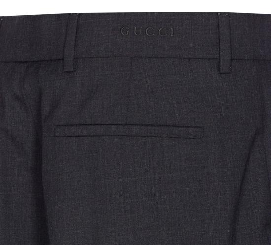 25FW 구찌 로고 울 팬츠 로고 울  836760Z7ATK1054 GREY - GUCCI