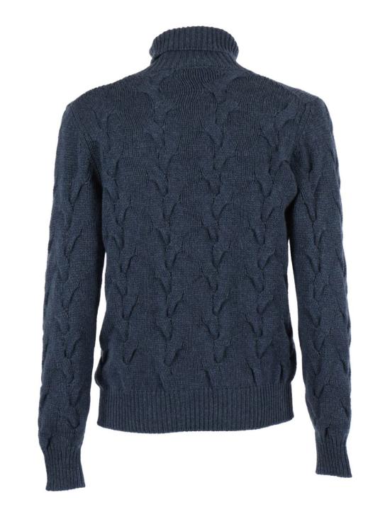 25FW 필리포 드 로렌티스 터틀넥 DV3MLBC5T 870 242534 BLUE - FILIPPO DE LAURENTIIS
