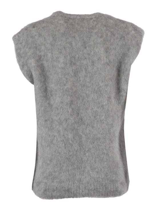 25FW 포르테포르테 민소매 티셔츠 14449 my knit F48M 7063 238986 GRAY - FORTE FORTE