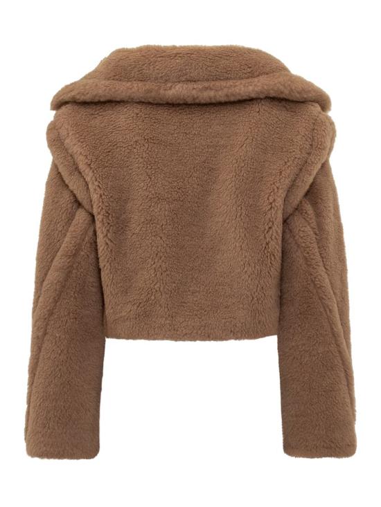 25FW 막스마라 산토스 테디 크롭 자켓  2521036012600 001 BROWN - MAX MARA