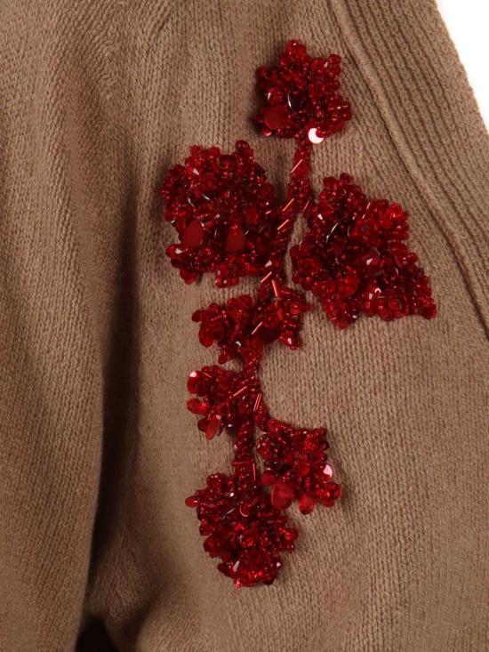 25FW 알베르타 페레티 가디건 09195101 1081 238953 BROWN - ALBERTA FERRETTI