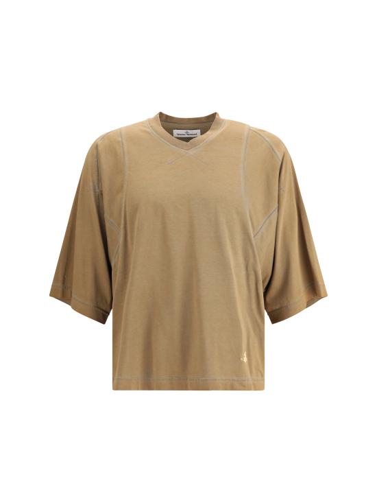 25FW 비비안웨스트우드 반팔 티셔츠 3G01004CJ009R D304 BROWN