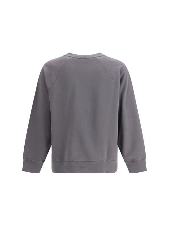 25FW 메종키츠네 폭스 헤드 오버사이즈 스웨트셔츠 PM00306KM0340 P180 GREY - MAISON KITSUNE